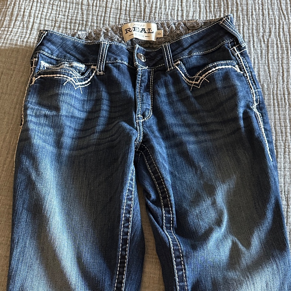 Ariat Women's Indigo Denim Jeans - Picture 3 of 4